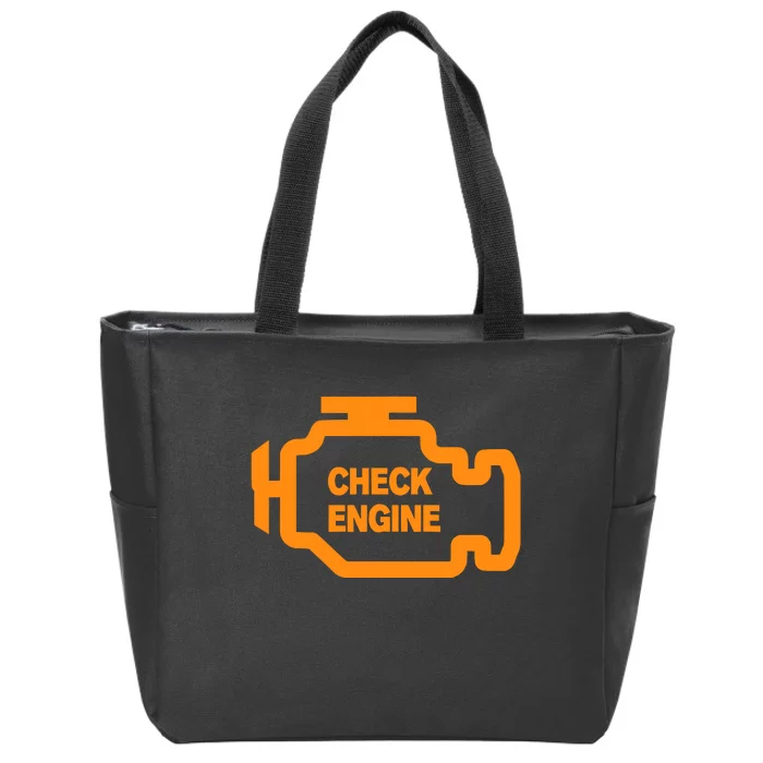 Check Engine Light Zip Tote Bag