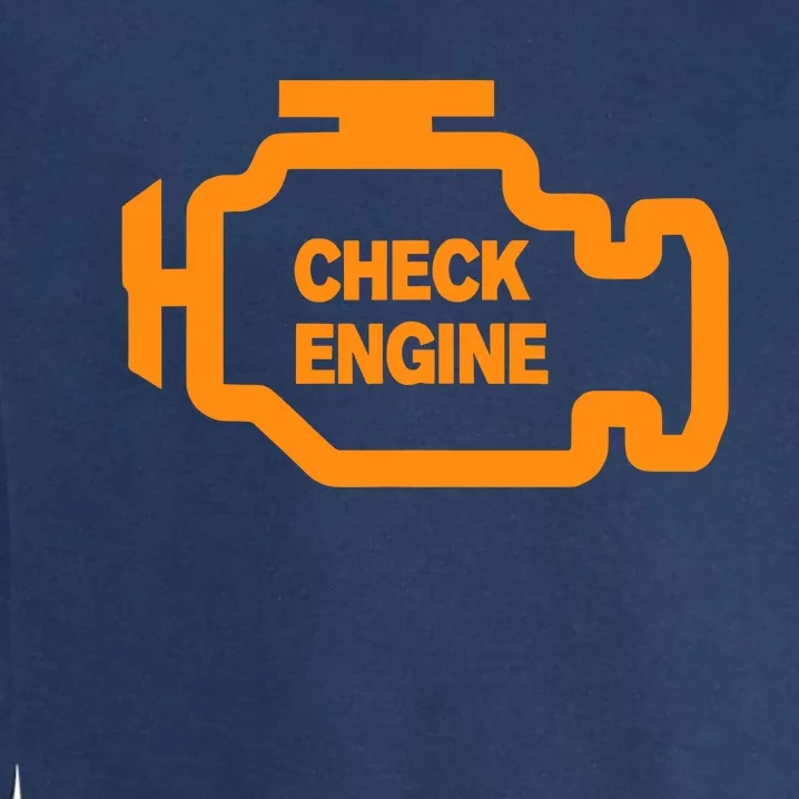 Check Engine Light Garment-Dyed Sweatshirt