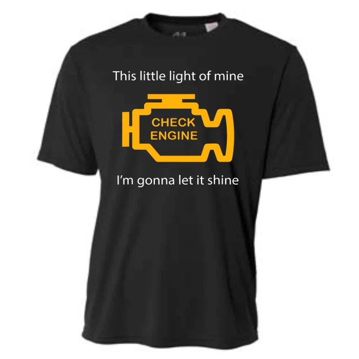 Check Engine Light This Little Light Of Mine Cooling Performance Crew T-Shirt