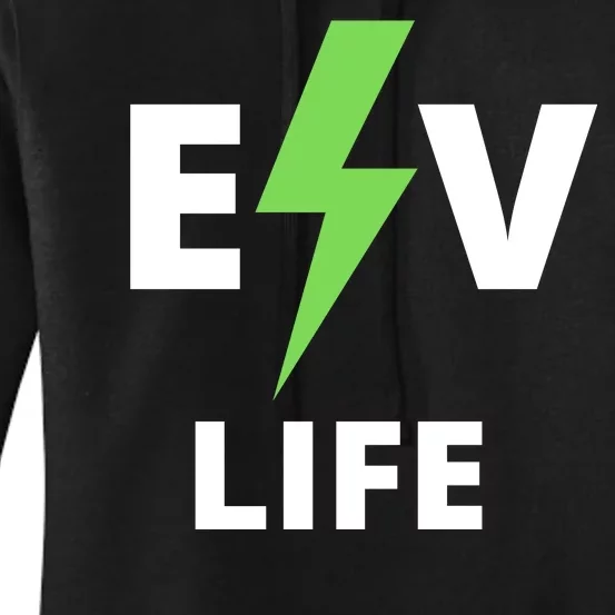 Cool EV Life Electric Vehicle, EVs, Funny Electric Vehicle Women's Pullover Hoodie