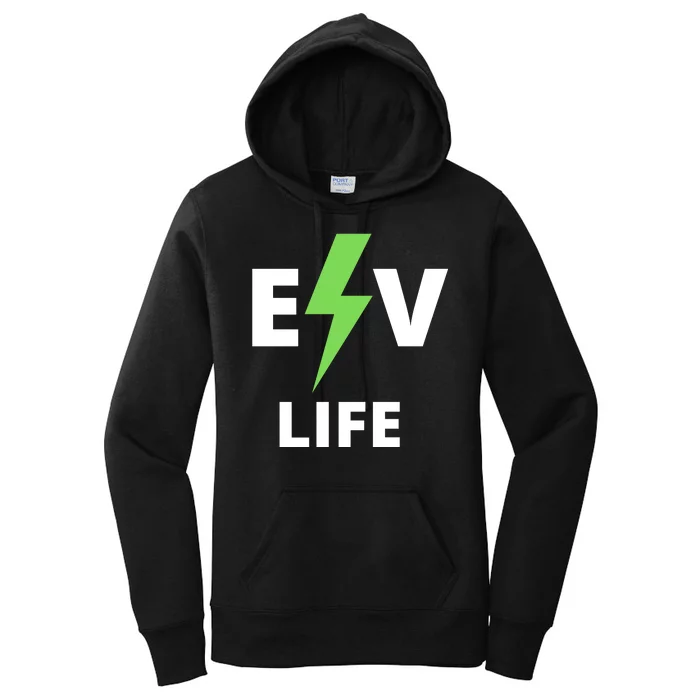 Cool EV Life Electric Vehicle, EVs, Funny Electric Vehicle Women's Pullover Hoodie