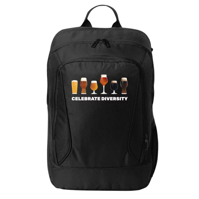 Celebrate Diversity beer Funny City Backpack