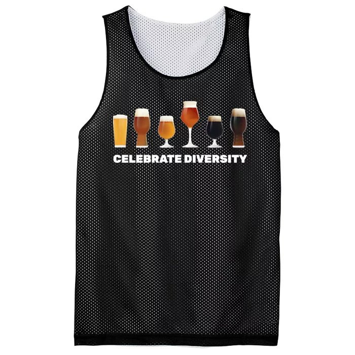 Celebrate Diversity beer Funny Mesh Reversible Basketball Jersey Tank