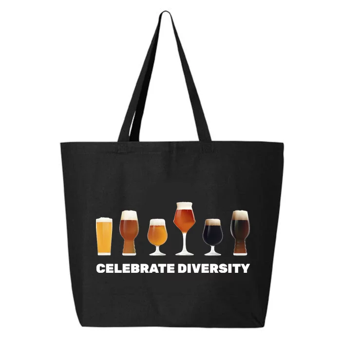 Celebrate Diversity beer Funny 25L Jumbo Tote