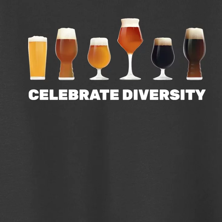 Celebrate Diversity beer Funny Toddler T-Shirt