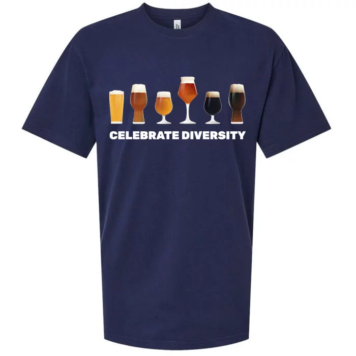 Celebrate Diversity beer Funny Sueded Cloud Jersey T-Shirt