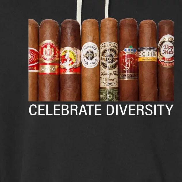 Celebrate Diversity Cigars Garment-Dyed Fleece Hoodie