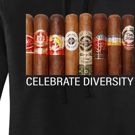 Celebrate Diversity Cigars Women's Pullover Hoodie