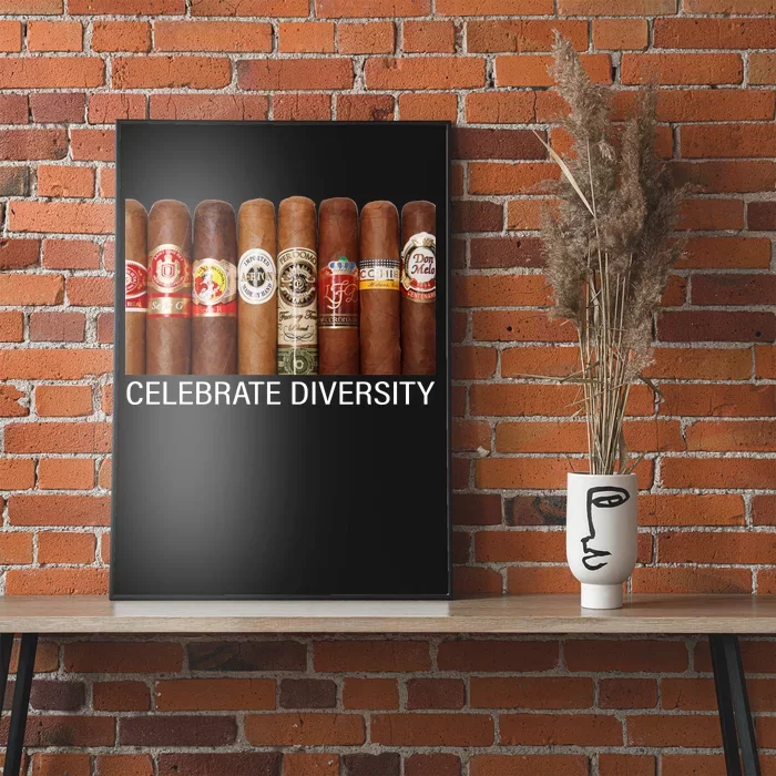 Celebrate Diversity Cigars Poster