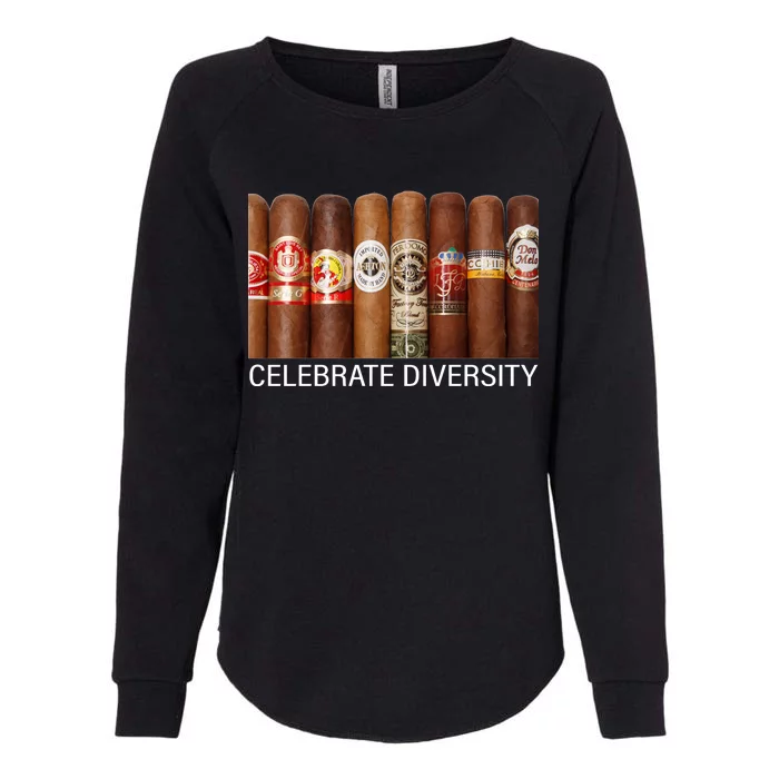 Celebrate Diversity Cigars Womens California Wash Sweatshirt