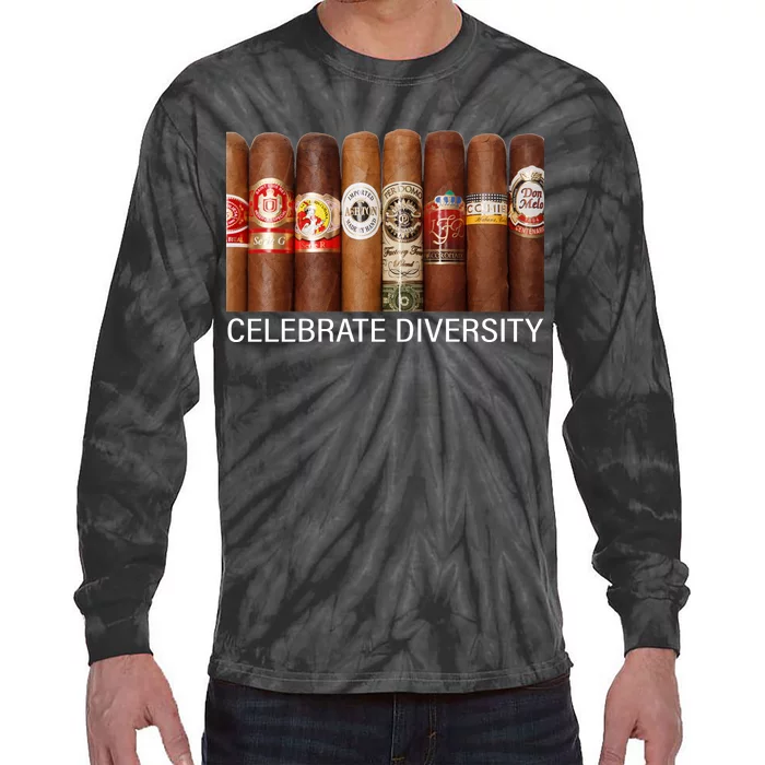 Celebrate Diversity Cigars Tie-Dye Long Sleeve Shirt