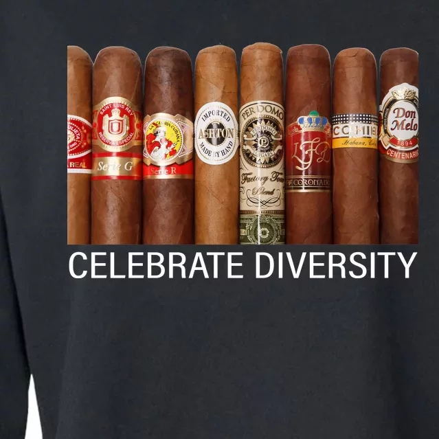 Celebrate Diversity Cigars Cropped Pullover Crew