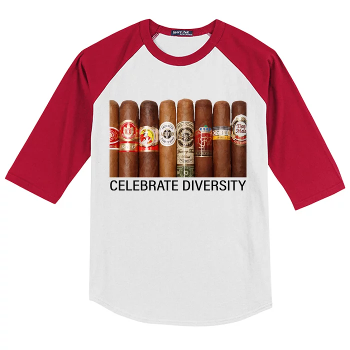 Celebrate Diversity Cigars Kids Colorblock Raglan Jersey