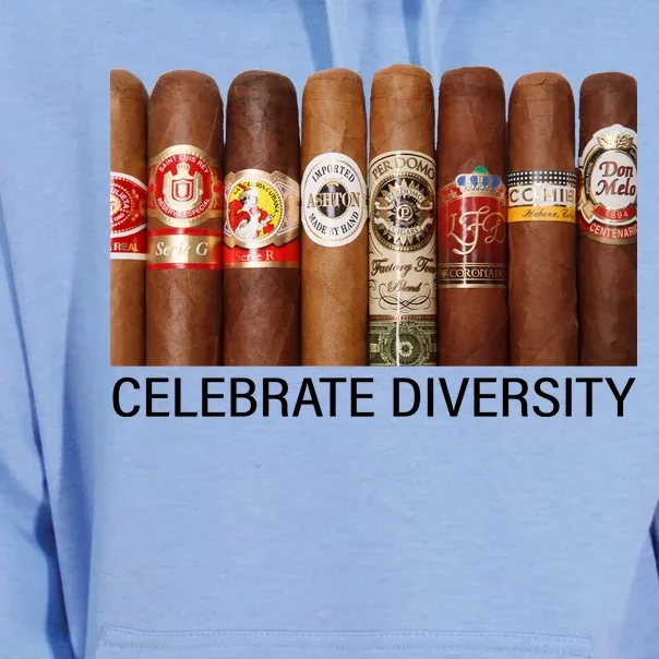 Celebrate Diversity Cigars Unisex Surf Hoodie