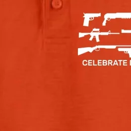 Celebrate Diversity Guns Dry Zone Grid Performance Polo