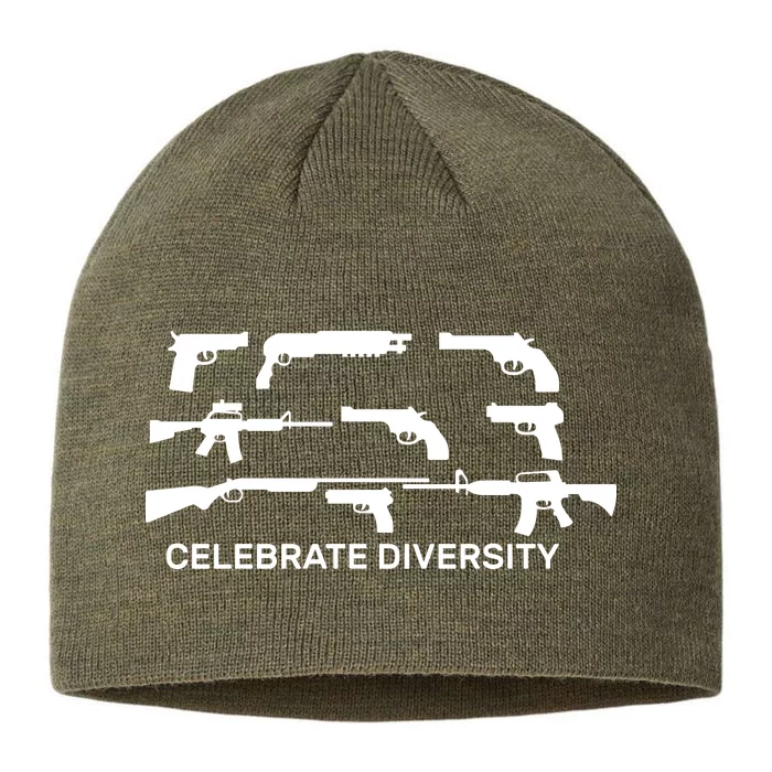 Celebrate Diversity Guns 8 1/2in Sustainable Knit Beanie