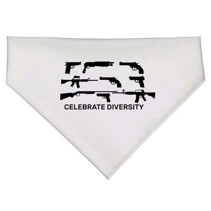 Celebrate Diversity Guns USA-Made Doggie Bandana