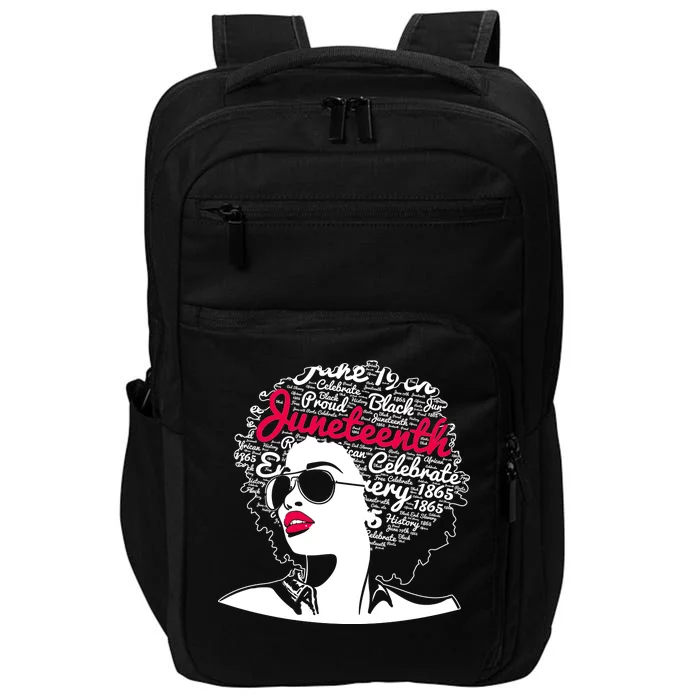 Celebrate Juneteenth June 19th Black History Impact Tech Backpack