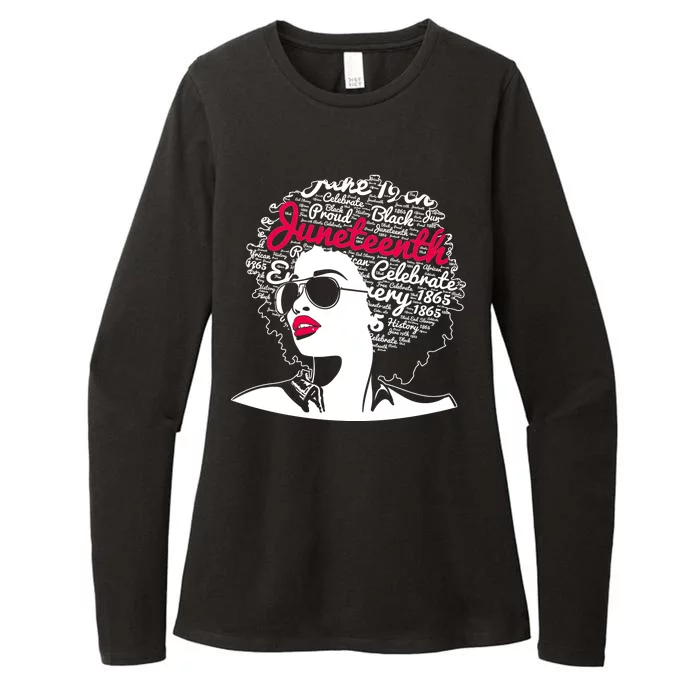 Celebrate Juneteenth June 19th Black History Womens CVC Long Sleeve Shirt