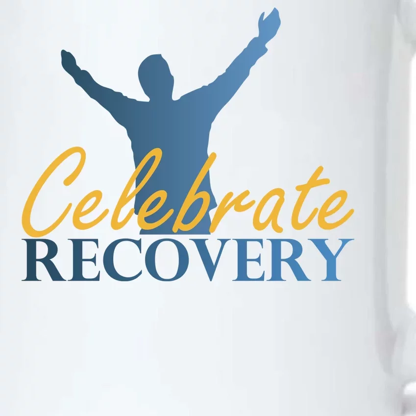 Celebrate Recovery Black Color Changing Mug