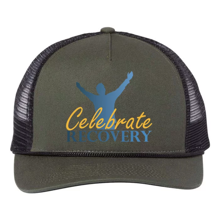 Celebrate Recovery Retro Rope Trucker Hat Cap