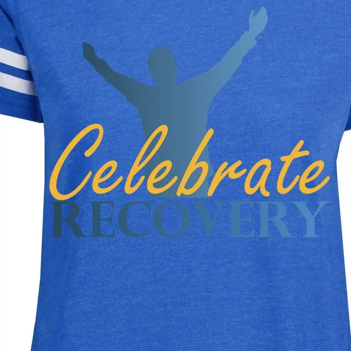 Celebrate Recovery Enza Ladies Jersey Football T-Shirt