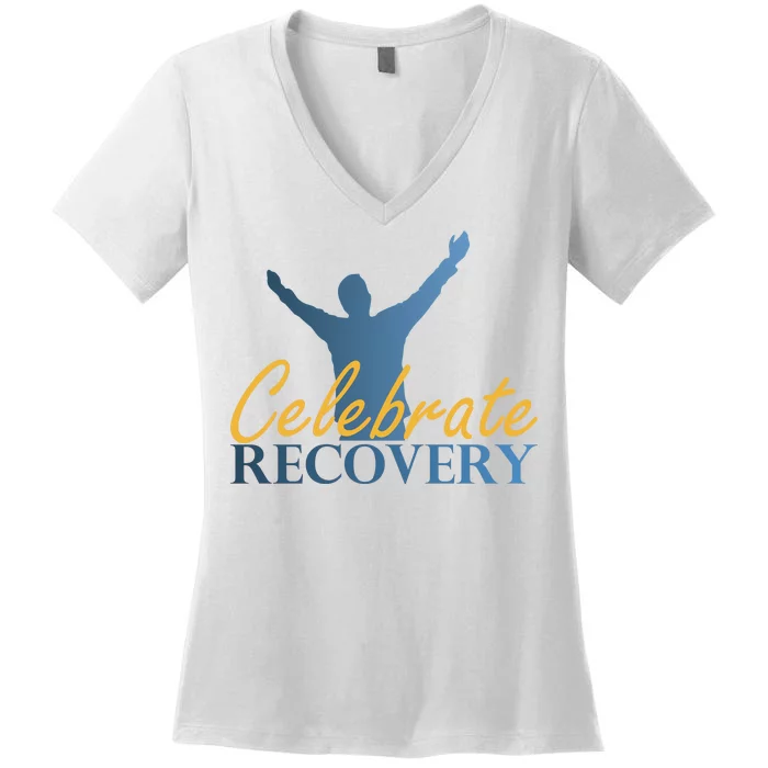 Celebrate Recovery Women's V-Neck T-Shirt