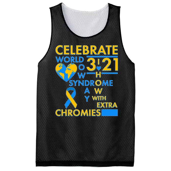 Celebrate World Down Syndrome Day I Love Homies With Extra Chromies Mesh Reversible Basketball Jersey Tank