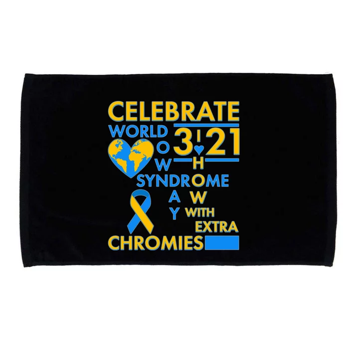 Celebrate World Down Syndrome Day I Love Homies With Extra Chromies Microfiber Hand Towel