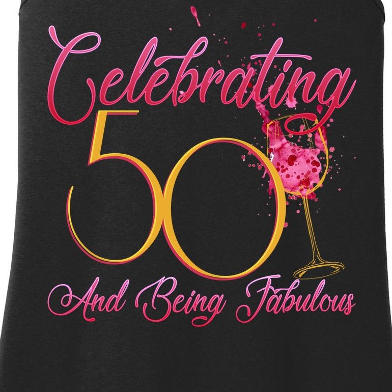 Celebrating 50 And Being Fabulous Ladies Essential Tank