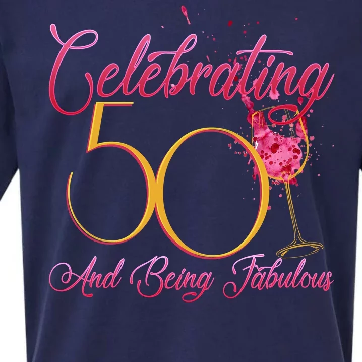 Celebrating 50 And Being Fabulous Sueded Cloud Jersey T-Shirt