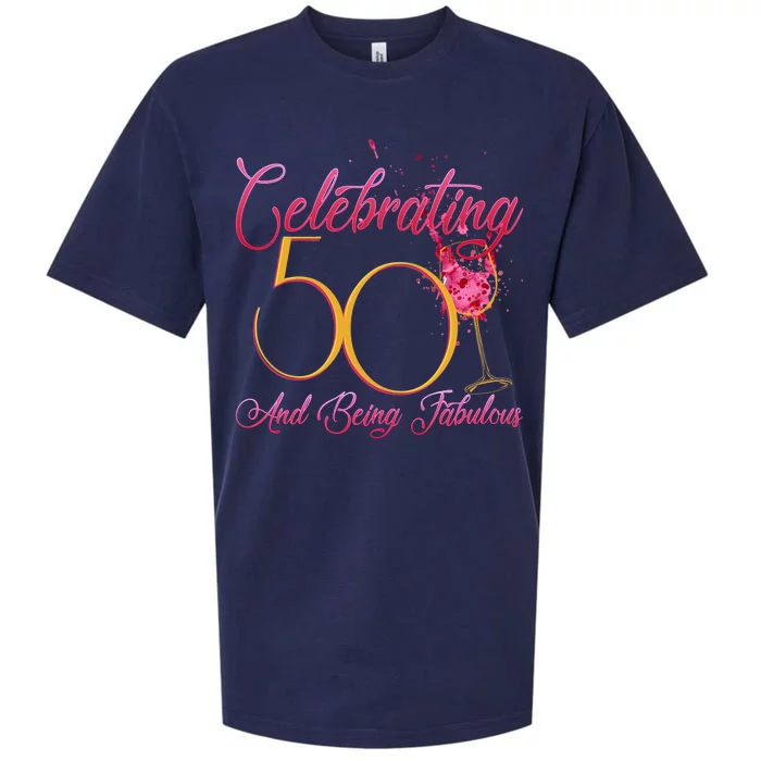 Celebrating 50 And Being Fabulous Sueded Cloud Jersey T-Shirt