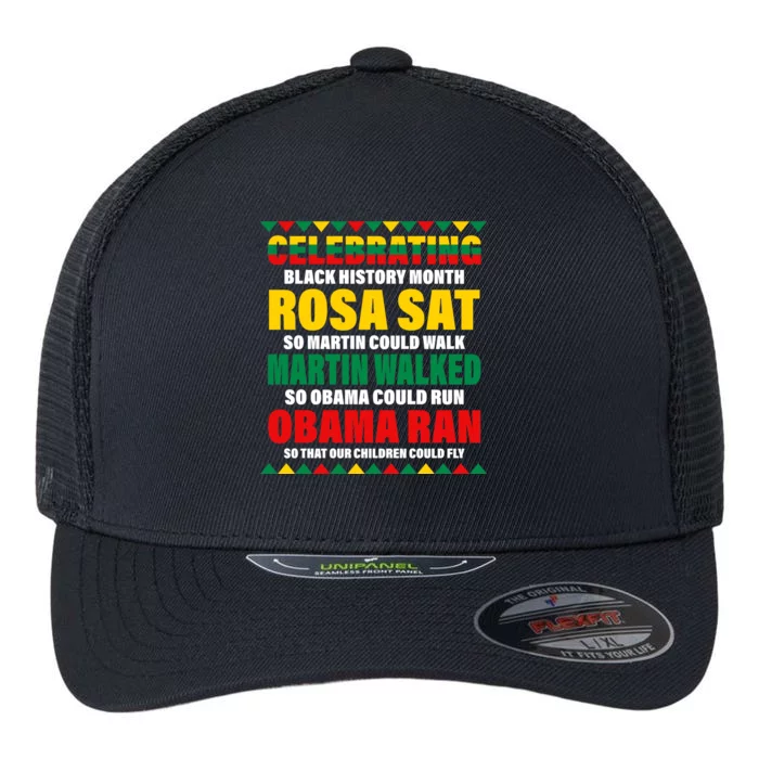 Celebrating Black History Month Flexfit Unipanel Trucker Cap