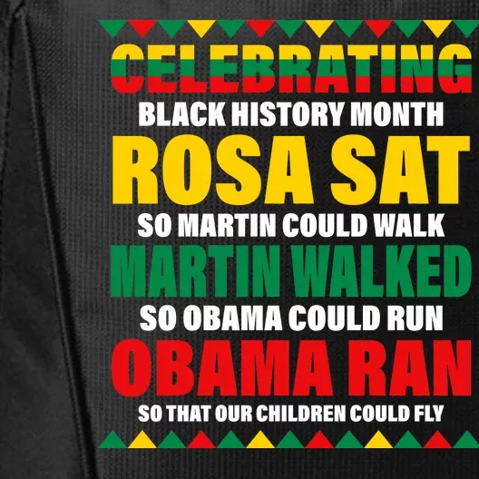 Celebrating Black History Month City Backpack