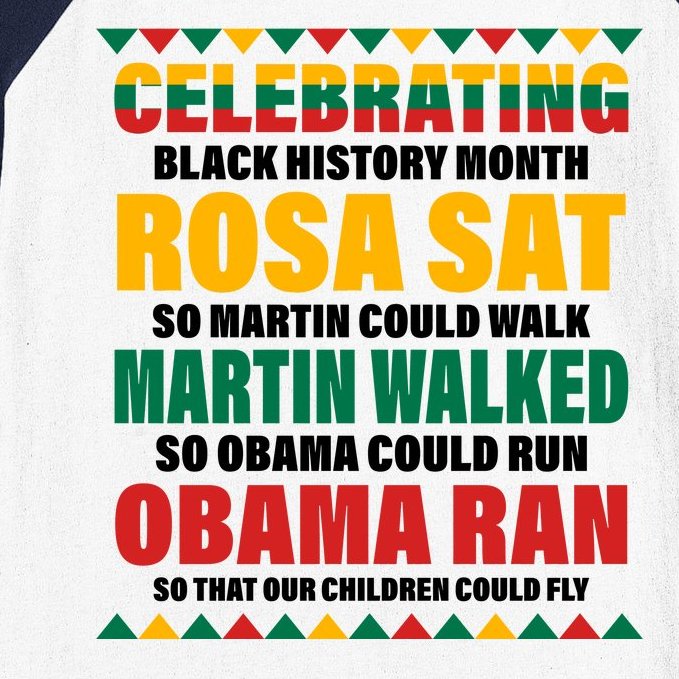 Celebrating Black History Month Baseball Sleeve Shirt