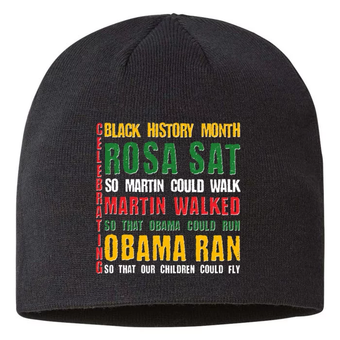 Celebrating Black History Month Rosa Martin Obama 8 1/2in Sustainable Knit Beanie