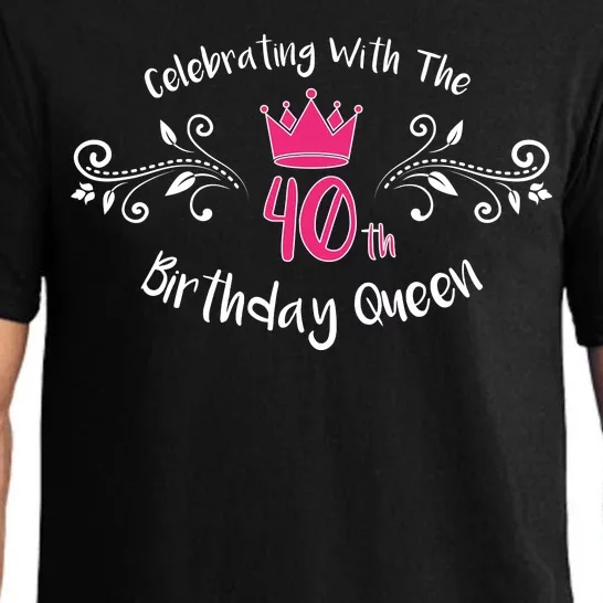 Celebrating With The 40th Birthday Queen Pajama Set