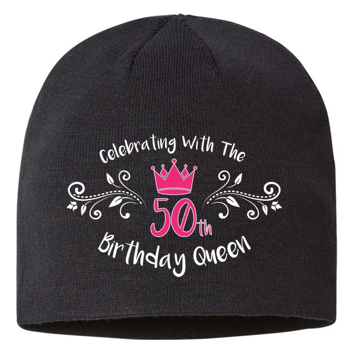 Celebrating With The 50th Birthday Queen 8 1/2in Sustainable Knit Beanie