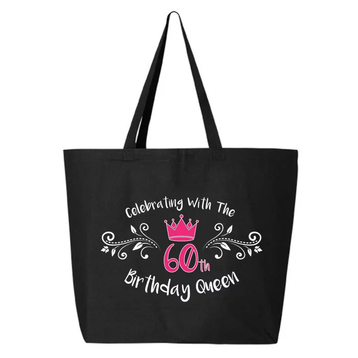 Celebrating With The 60th Birthday Queen 25L Jumbo Tote