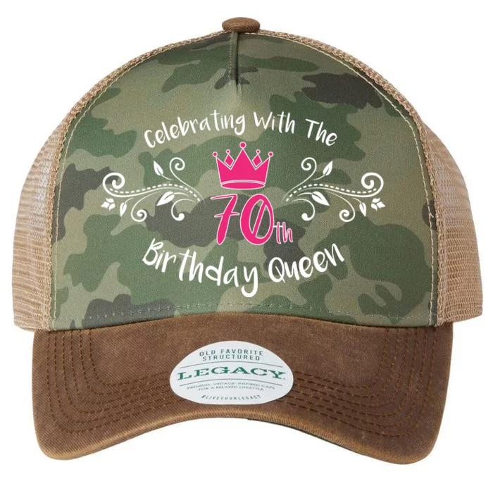 Celebrating With The 70th Birthday Queen Legacy Tie Dye Trucker Hat