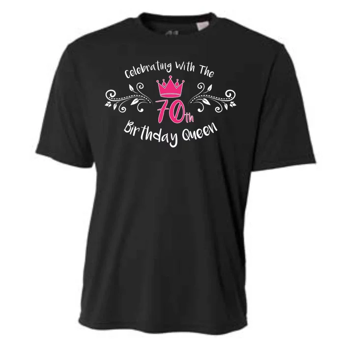 Celebrating With The 70th Birthday Queen Cooling Performance Crew T-Shirt