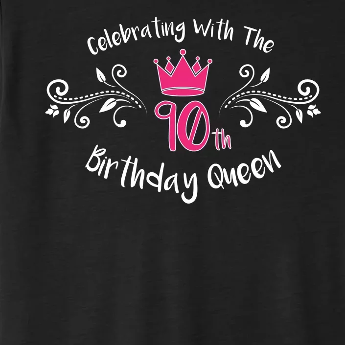 Celebrating With The 90th Birthday Queen ChromaSoft Performance T-Shirt