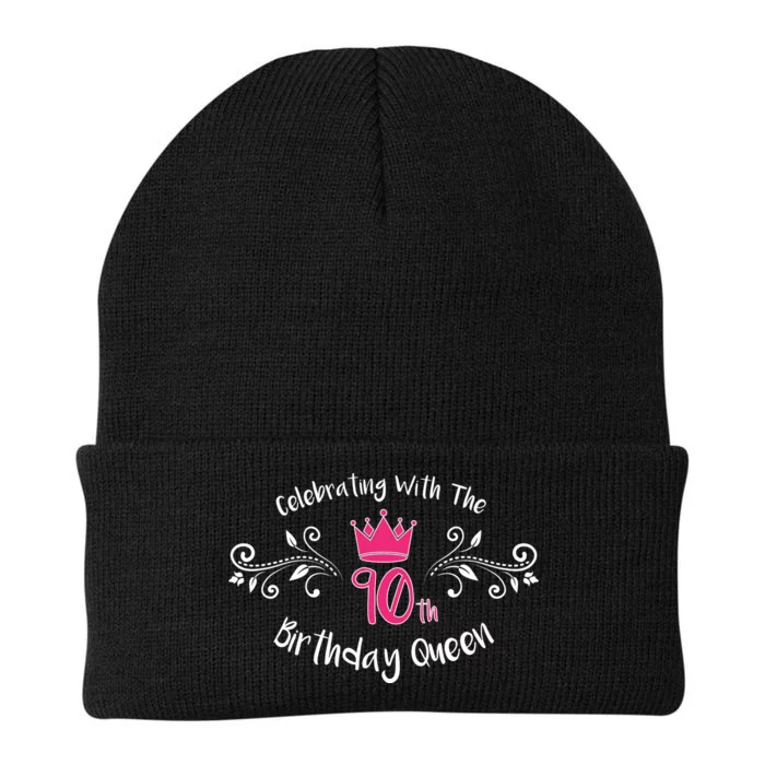 Celebrating With The 90th Birthday Queen Knit Cap Winter Beanie