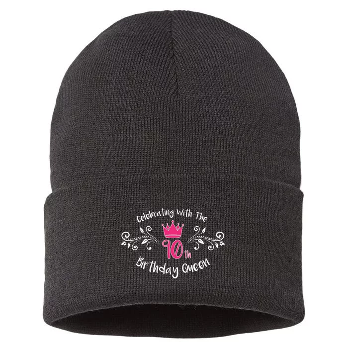 Celebrating With The 90th Birthday Queen Sustainable Knit Beanie