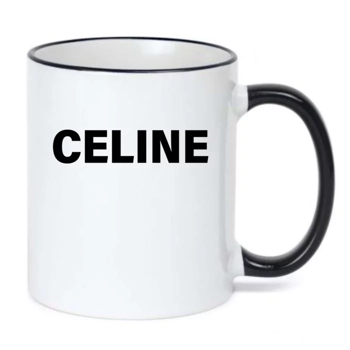 Celine Name Imprint Black Color Changing Mug