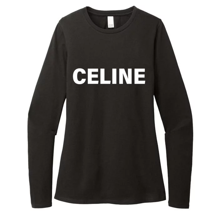 Celine Name Imprint Womens CVC Long Sleeve Shirt