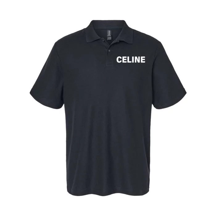 Celine Name Imprint Softstyle Adult Sport Polo