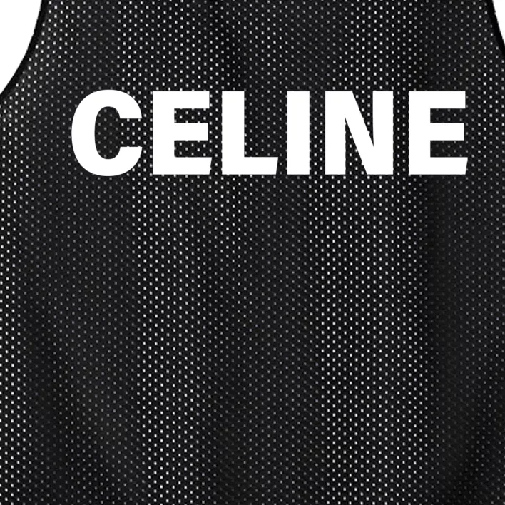 Celine Name Imprint Mesh Reversible Basketball Jersey Tank