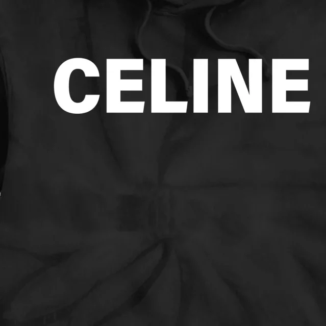 Celine Name Imprint Tie Dye Hoodie