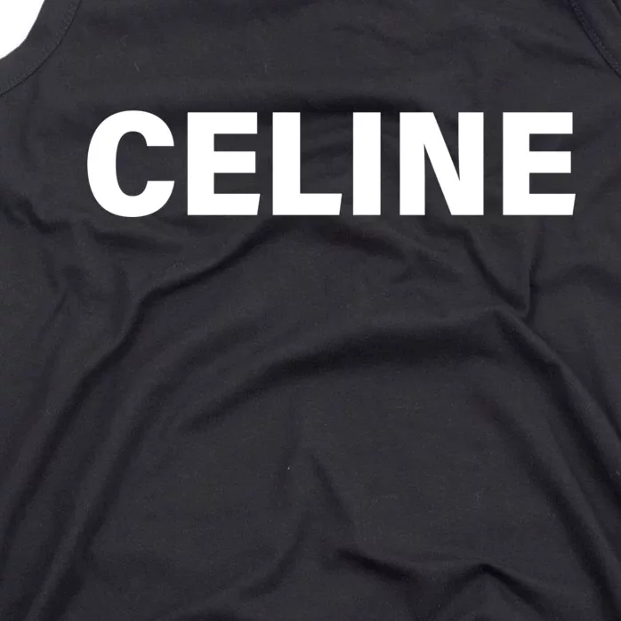 Celine Name Imprint Tank Top